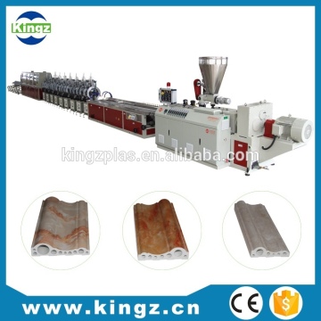 PVC Faux Marble Strip Extrusion Line, Artificial Marble Machine