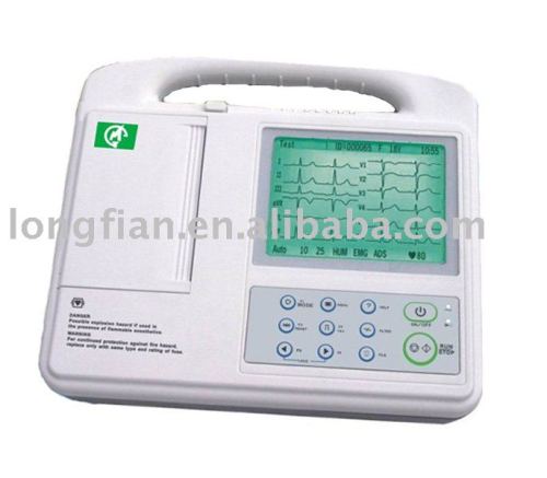 Portable ECG machine EKG 6 channels