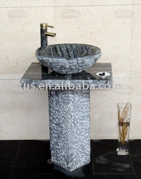 Pedestal Basin--Lautus Marble Bathroom Pedestal Basin (PED-WSAF)