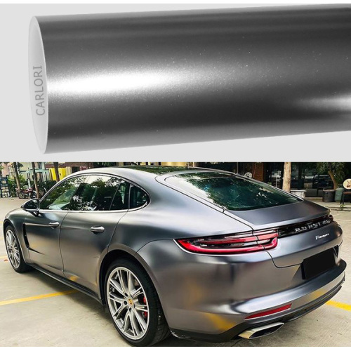 Satin Metallic Iron Grey Car Prap vinyl