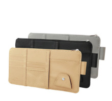 Auto Interior Sun Visor Organizer - Sunglass Pen CD Card Storage Pouch