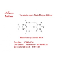 ميلامين Cyanurate MCA لهب retardant FR-6120 37640-57-6