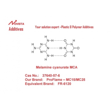 Melamina Cianurato MCA ignífugo FR-6120 37640-57-6