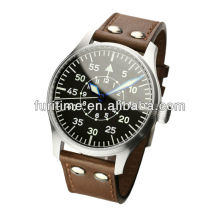 genuine leather watches pilot watch for men cool mens watches