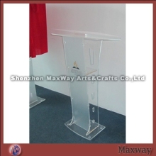 Silksreen Logo Freestanding Acrylic Church Pulpit