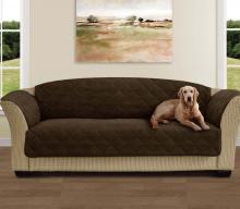 Soft waterproof suede sofa cover