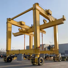 100 ton Rubber Tire Straddle Carrier Gantry Crane