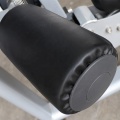 Free weight plated loaded seated high row machine