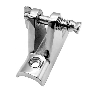 Stainless Steel Deck Hinge - Bimini Top Mirror Polished Boat Deck Hinge for Yachts