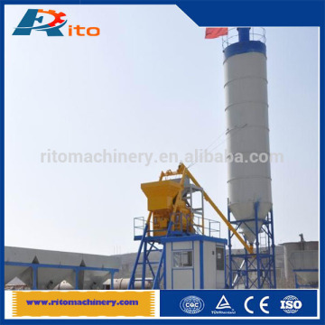 Fully Automatic Cement Batching Plant Concrete Mixing Machine HZS75 Automatic Concrete Mixing Plant