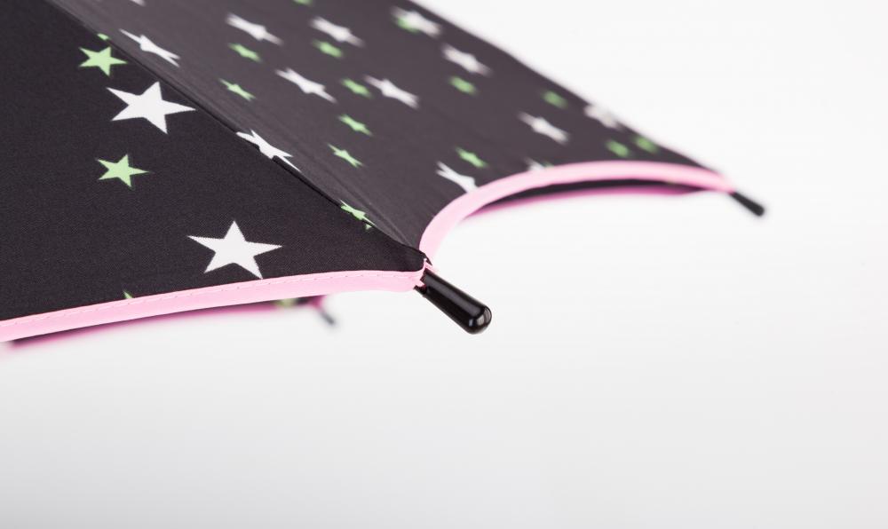Cute Star Printed Auto Open Kids Umbrella