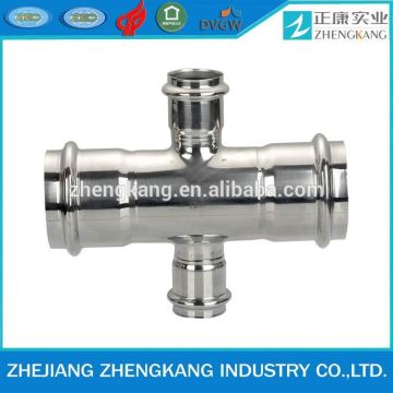 pipe fitting seamless reducer cross reducing cross butt welding reducing cross