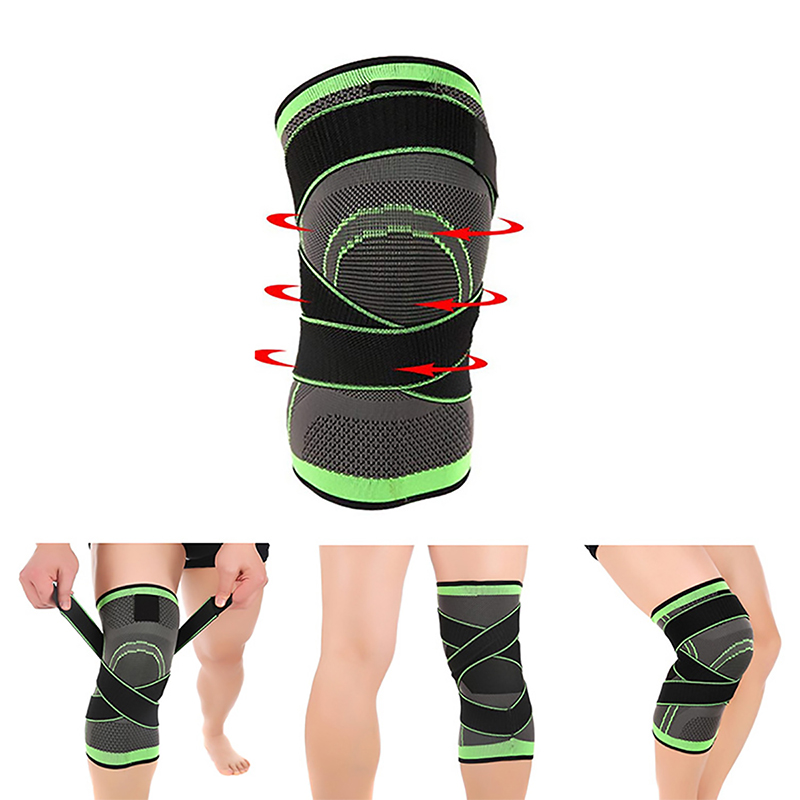 3D sports knee pad Knee Sleeve, elbow protector sleeve brace support for Joint Pain and Arthritis Relief