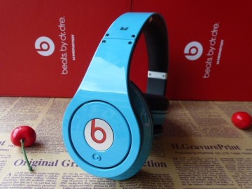 Professional Headphone Computer headphones Noise Reducing Studio in light blue