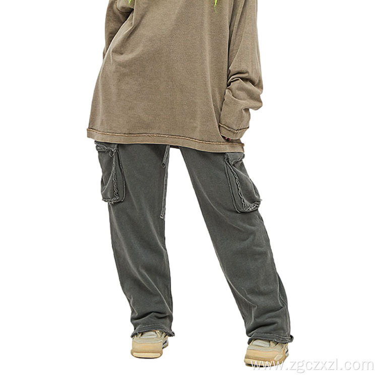 Autumn new straight terry sweatpants