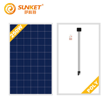 Panel solar de poli de 250W industrial para casas