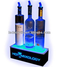 LED Lighted Liquor Bottle Display Shelf
