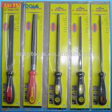 Single card blister packing high carbon steel files