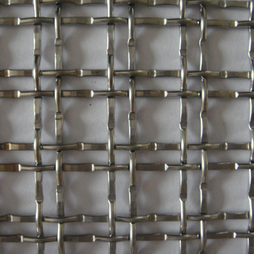 Online decorative crimped mesh for doors