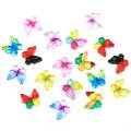 Foglio di resina colorata di simulazione farfalla Bellissimo pannello di resina animale per bambini Accessori di bellezza per capelli o telefono