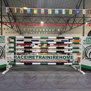 Longine Masters Jumping Obstacle Set - Equestrian Jumps and Obstacle Racks