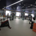 Piso del club de baloncesto de gimnasio para interiores