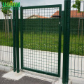 Valla de puerta soldada con autógena revestida / galvanizada del PVC sola