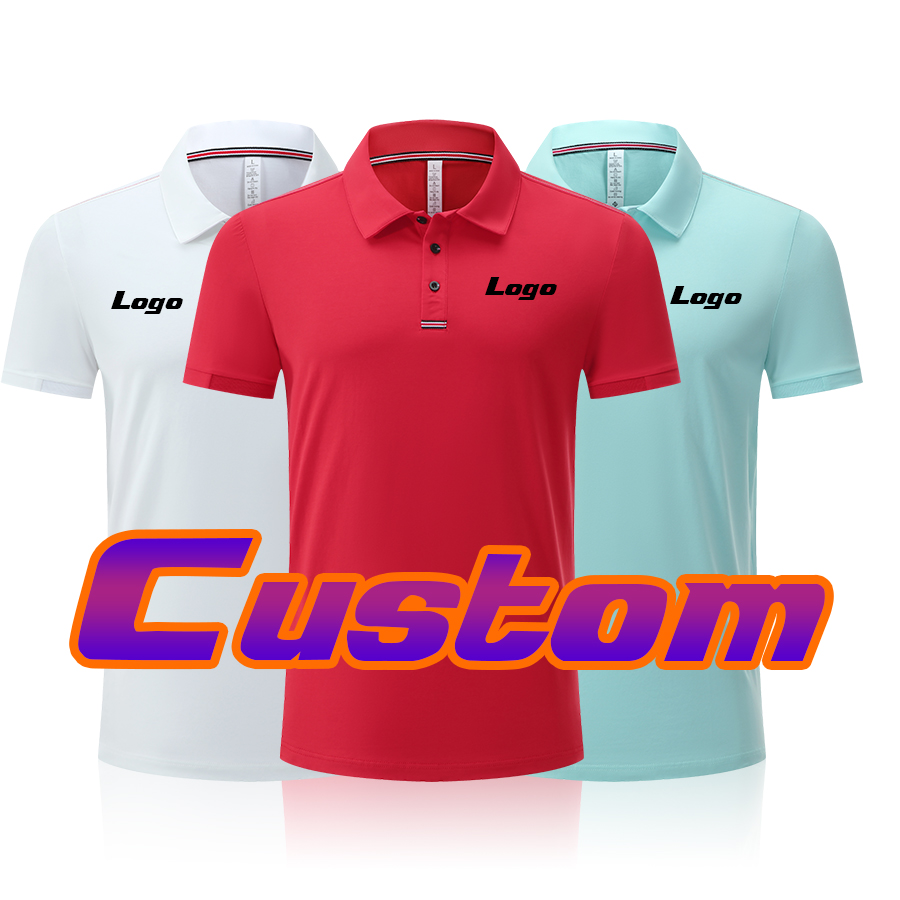 Поло логотип логотип дышащая спортивная рубашка для гольфа