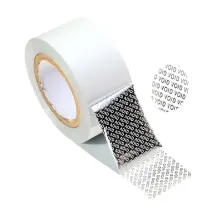 red all transfer OPEN VOID label material