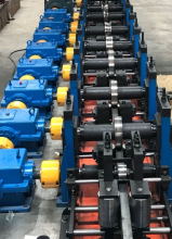 Diagonal cross brace profile production cold bending machine