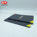 Serviço de impressão de notebooks de brochura azul marinho personalizado