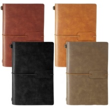 PU Leather Travel Journal - Refillable Diary & Planner for Men and Women