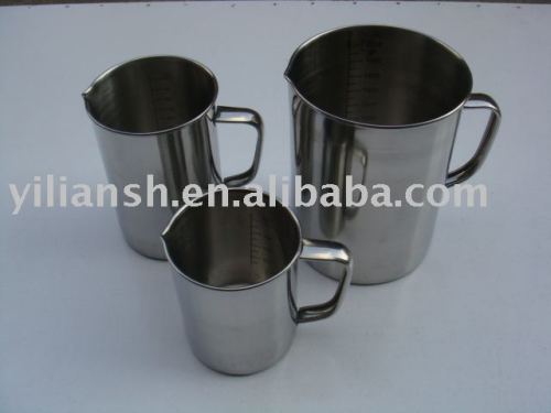 Stainless steel scale measuring cup