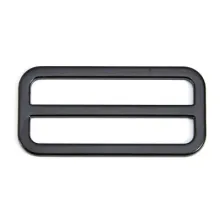 Metal Tri Glide Slider Buckle 20mm 25mm 38mm Adjustable Black Alloy Tri Glide