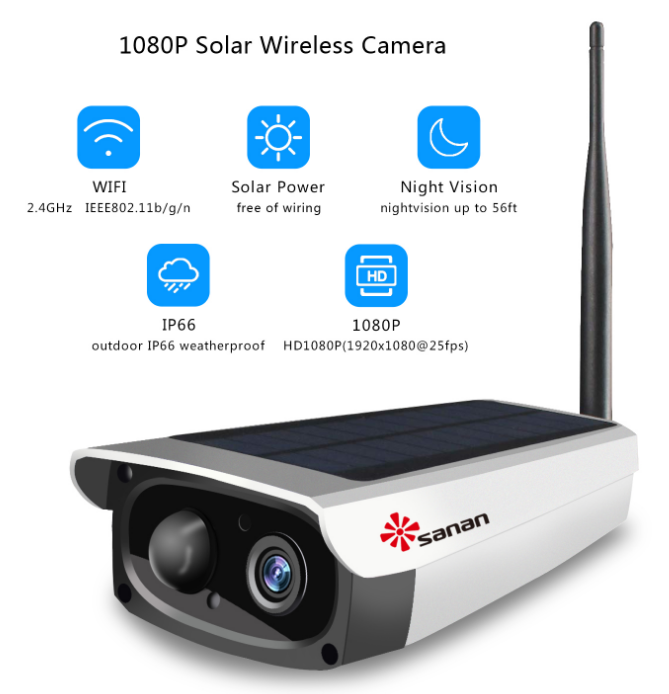 Solar wifi camera