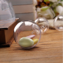 Christmas decoration clear plastic craft ball