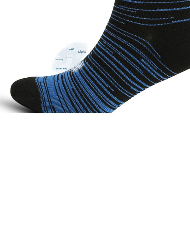 Осенние спортивные женские компрессионные носки с цветными блоками Autumn Sports Women Color Block Compression Socks