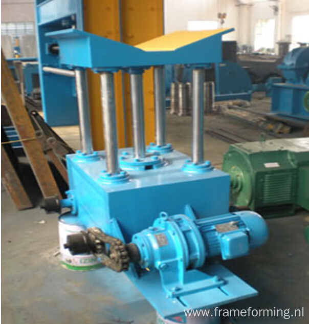 Thin sheet leveling and cut to length machine