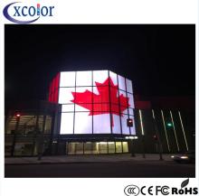 P3.91 Video Wall Outdoor Transparent Glass Screen Display