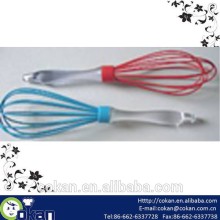 kitchenware silicone egg beater with ps handle
