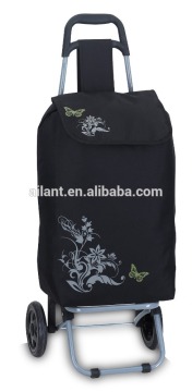 Personal folding supermarket shopping cart