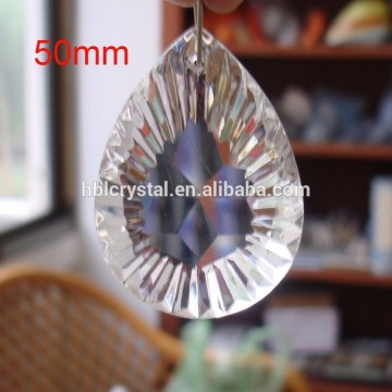 50mm Ray Shape Clear Christmas Crystal Glass Chandelier Parts