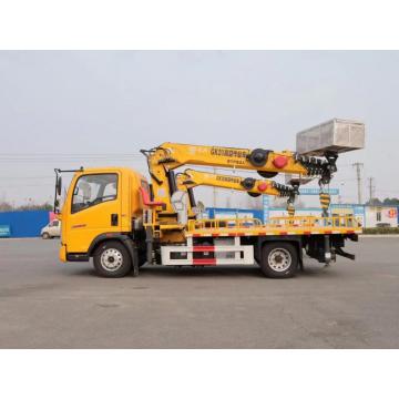 4x2 Dongfeng 5 Ton Telescopic Boom Cranes Truck