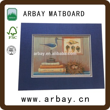 promotional gift thick picture frame matboard,acid free passepartout frames