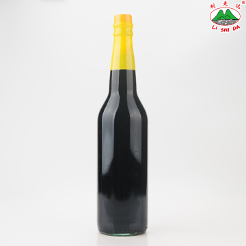 Molho de soja leve de garrafa de vidro de 625ml