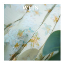 High Fashion Polyester Woven Jacquard Stripe Chiffon Fabric - WI-B25