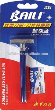 Super blue barber double edge razor