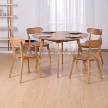 European Wood Dining Tabe Designs Four Chairs