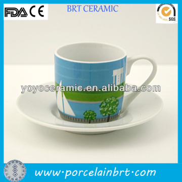 white wholesale high quality porcelain latte cup