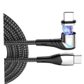 100W Magnetic Fast Charging Usb C Data Cable